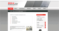 Desktop Screenshot of beka-gmbh.com